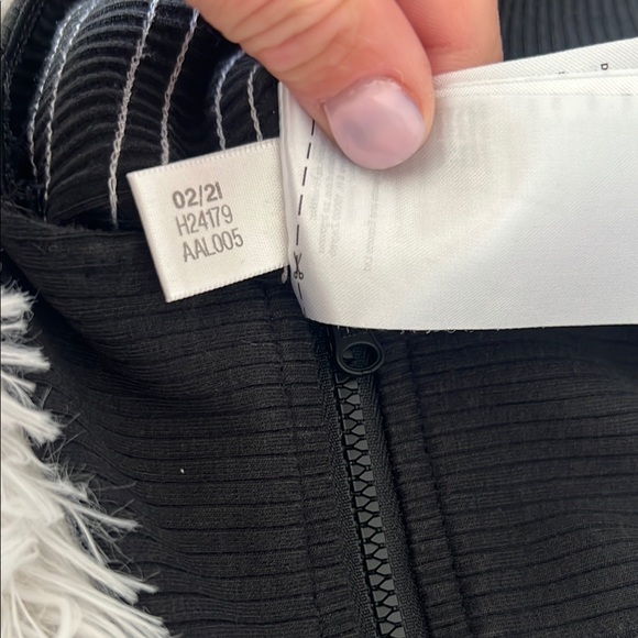 Adidas Black Ribbed Tank Top - Picture 6 of 6